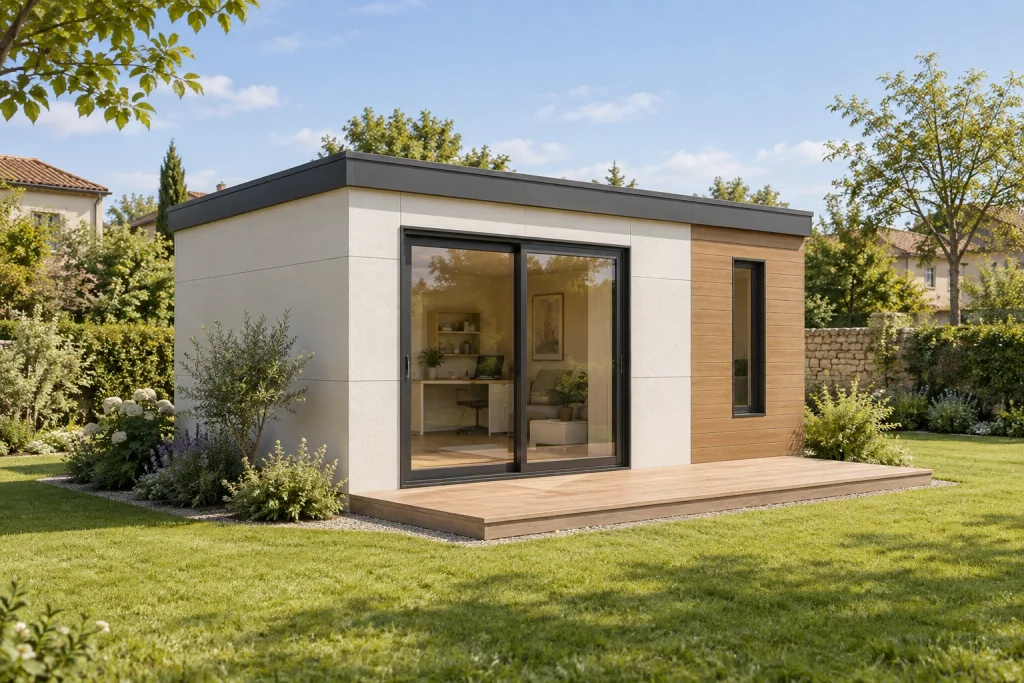 Studio essentiel, illustration conceptuelle de famille Plain-pied